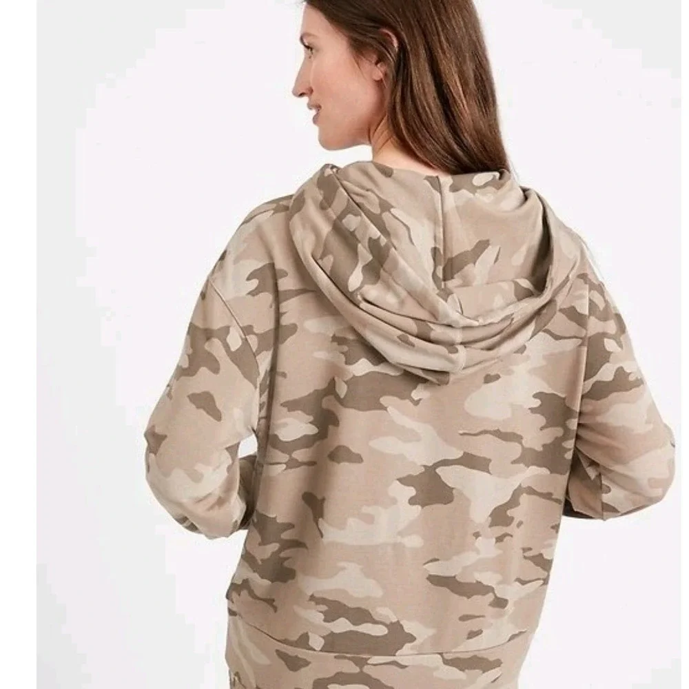 Banana Republic Baby Terry Camo Hoodie Size XS NWOT‎